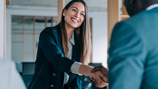 Business meeting people shaking hands